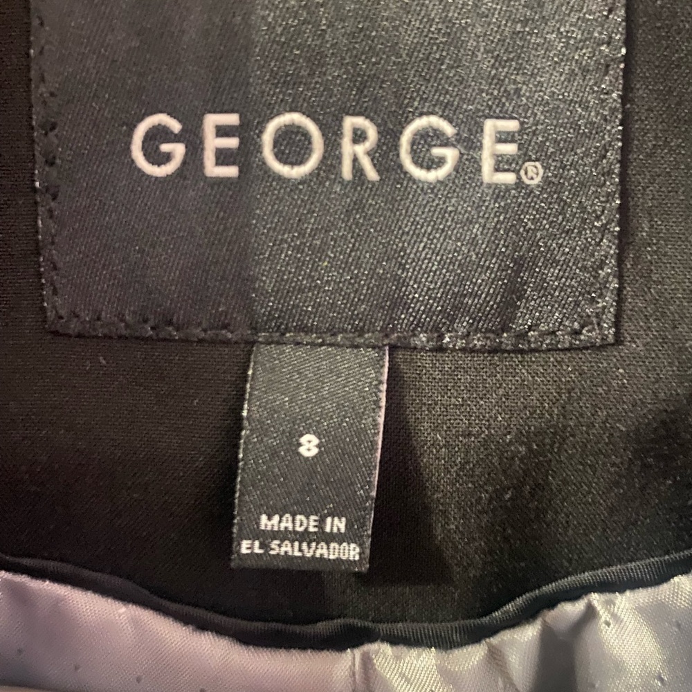 George Women's 8 Black Blazer - Picture 3 of 7